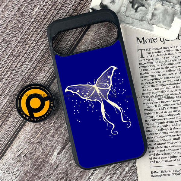 Google Pixel 9 Pro -  Butterflies Design Series - Premium Printed Glass soft Bumper shock Proof Case