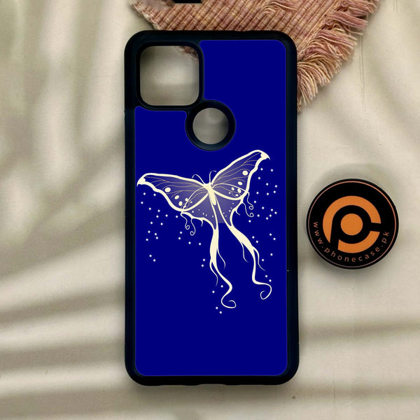 Google Pixel 4a 5G - Butterflies Design 1 - Premium Metal Printed Soft Bumper Shock Proof Case