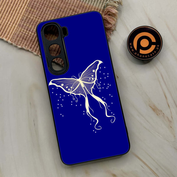 Vivo Y400 - Butterflies Design Series - Premium Metal Printed soft Bumper shock Proof Case