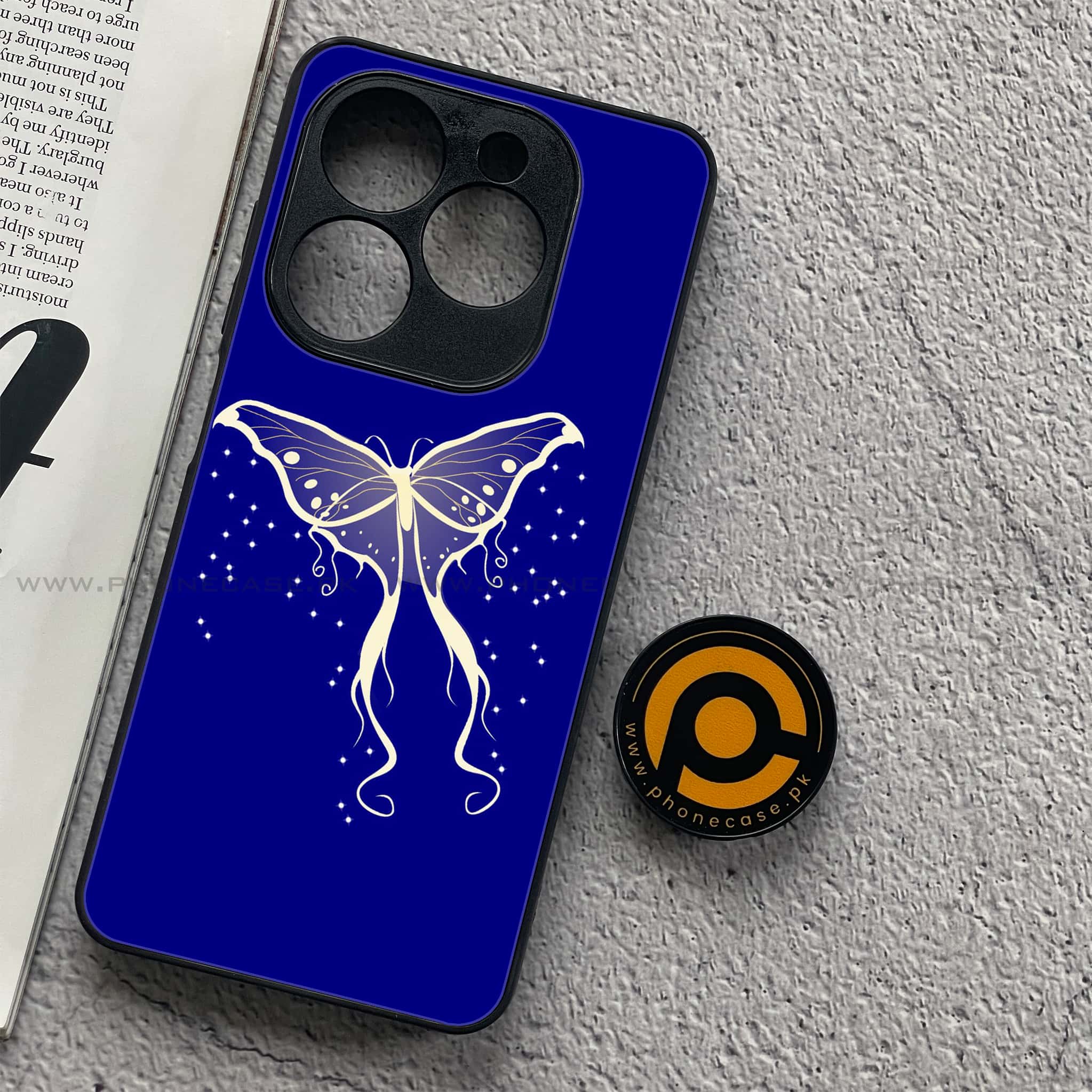 Realme C61 - Butterflies Design Series - Premium Metal Printed soft Bumper shock Proof Case