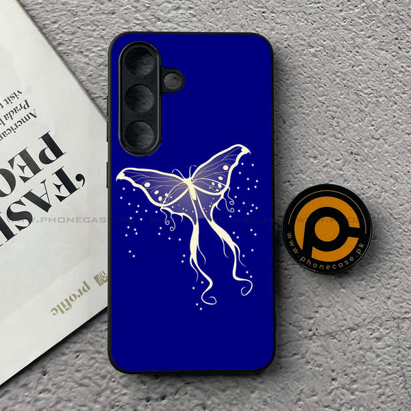 Samsung Galaxy S25 FE - Butterflies Design Series - Premium Metal Printed soft Bumper shock Proof Case