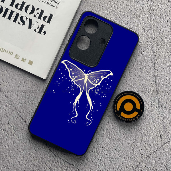 Realme Note 60x - Butterflies Design Series - Premium Metal  Printed soft Bumper shock Proof Case