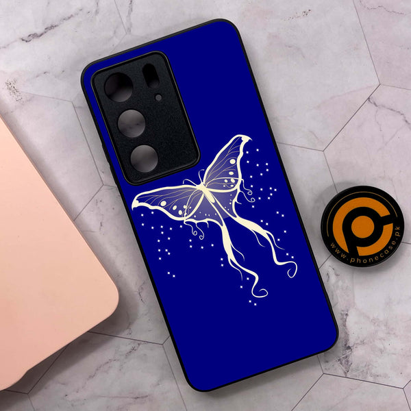 Realme C75x 4G - Butterflies Design Series - Premium Metal Printed soft Bumper shock Proof Case