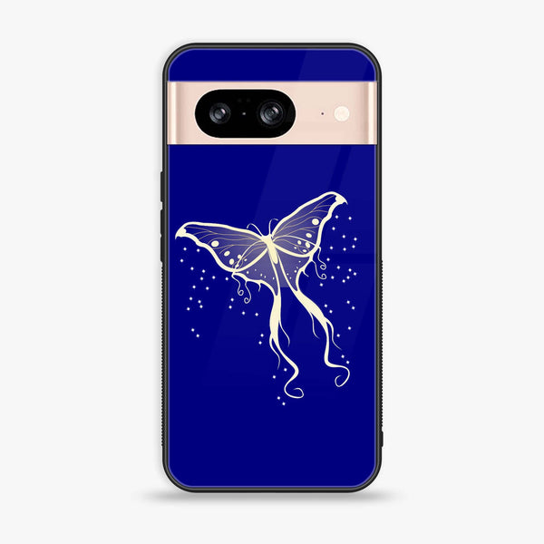 Google Pixel 8 - Butterflies Design Series - Premium Metal Printed soft Bumper Shock Proof Case