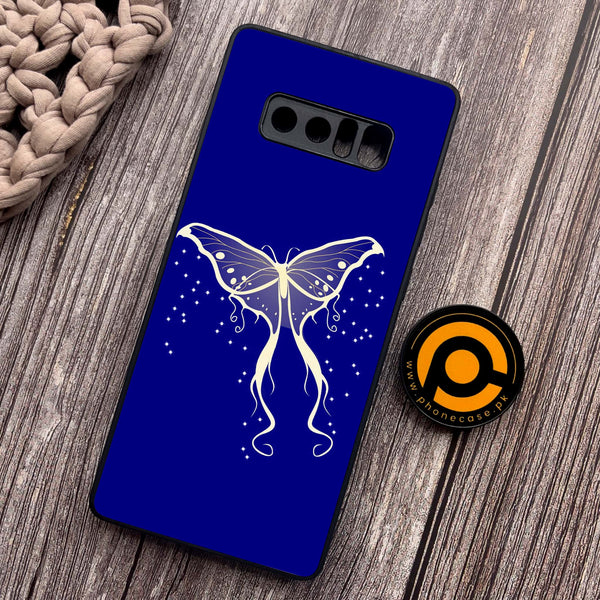 Samsung Galaxy Note 8 - Butterflies Design Series - Premium Metal Printed soft Bumper shock Proof Case