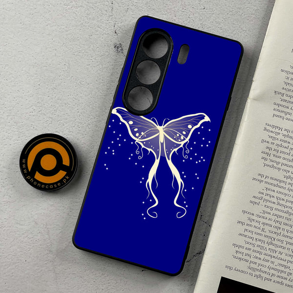 Tecno Camon 40 - Butterflies Design Series - Premium Metal Printed Soft Bumper Shockproof Case