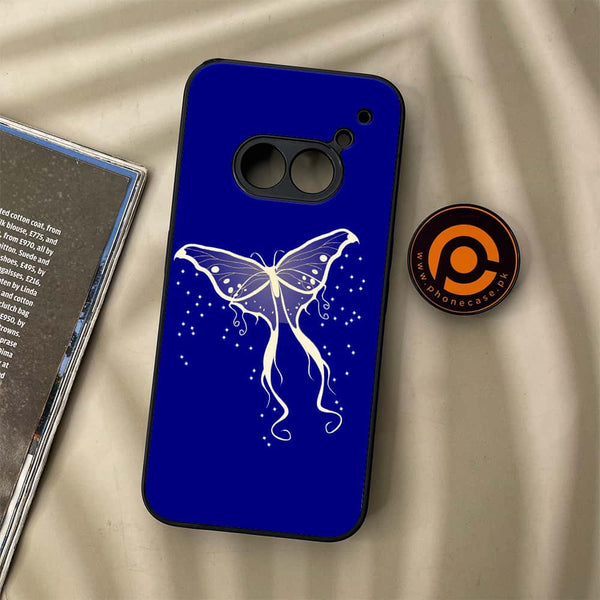 Nothing Phone (2a) - Butterflies Design Series - Premium Metal Printed soft Bumper Shock Proof Case