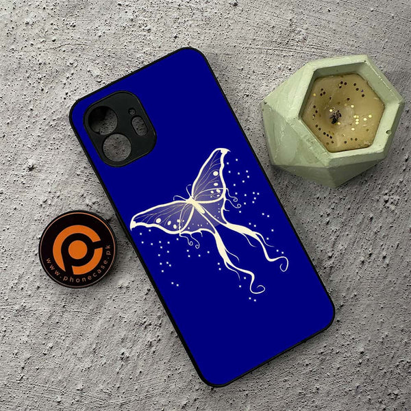 Nothing Phone 2 - Butterflies Design Series - Premium Metal  Printed soft Bumper shock Proof Case