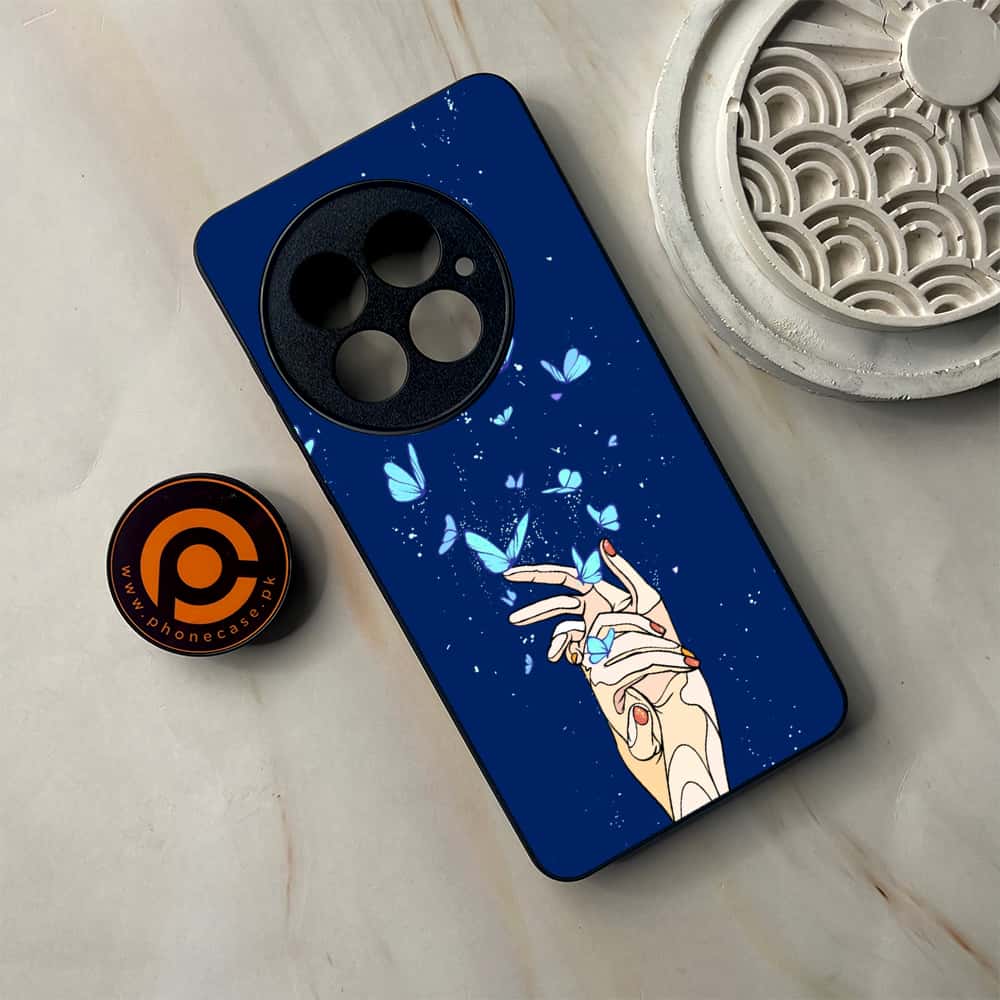 OnePlus 13 - Butterflies Design Series - Premium Metal Printed soft Bumper shock Proof Case