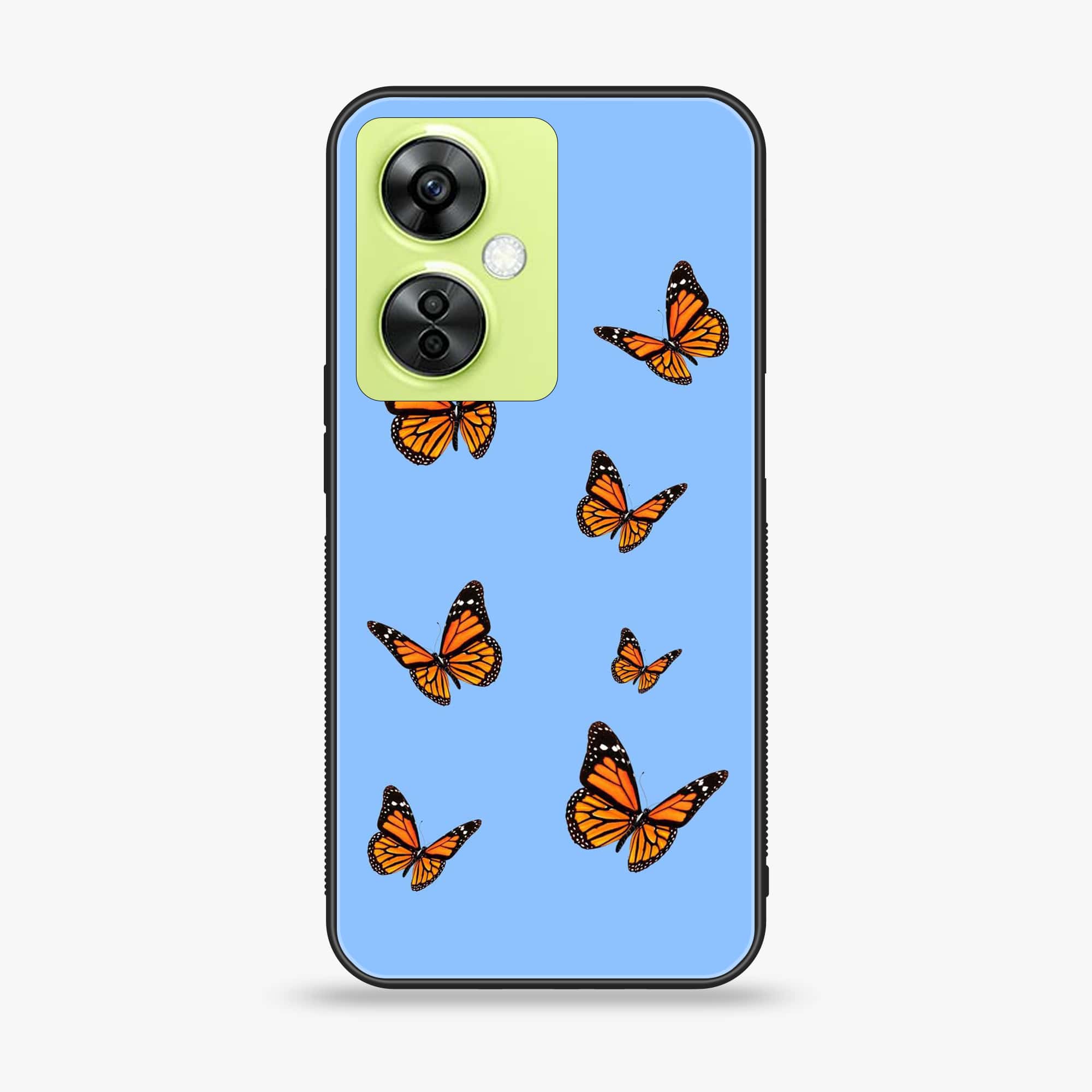 OnePlus Nord CE 3 Lite - Butterflies Design Series - Premium Printed soft Bumper shock Proof Case