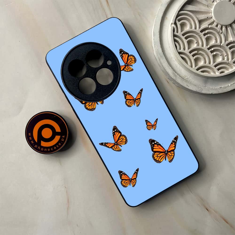 OnePlus 13 - Butterflies Design Series - Premium Metal Printed soft Bumper shock Proof Case