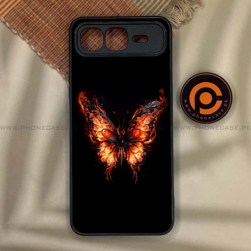 Infinix Smart 10 Plus - Butterflies Design Series - Premium Metal Printed soft Bumper shock Proof Case