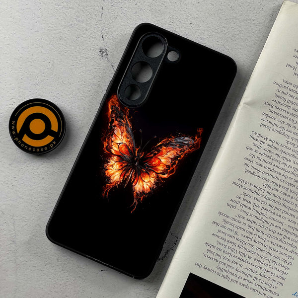 Vivo Y04 - Butterflies Design 5  - Premium Metal Printed Soft Bumper Shockproof Case  CS-42454