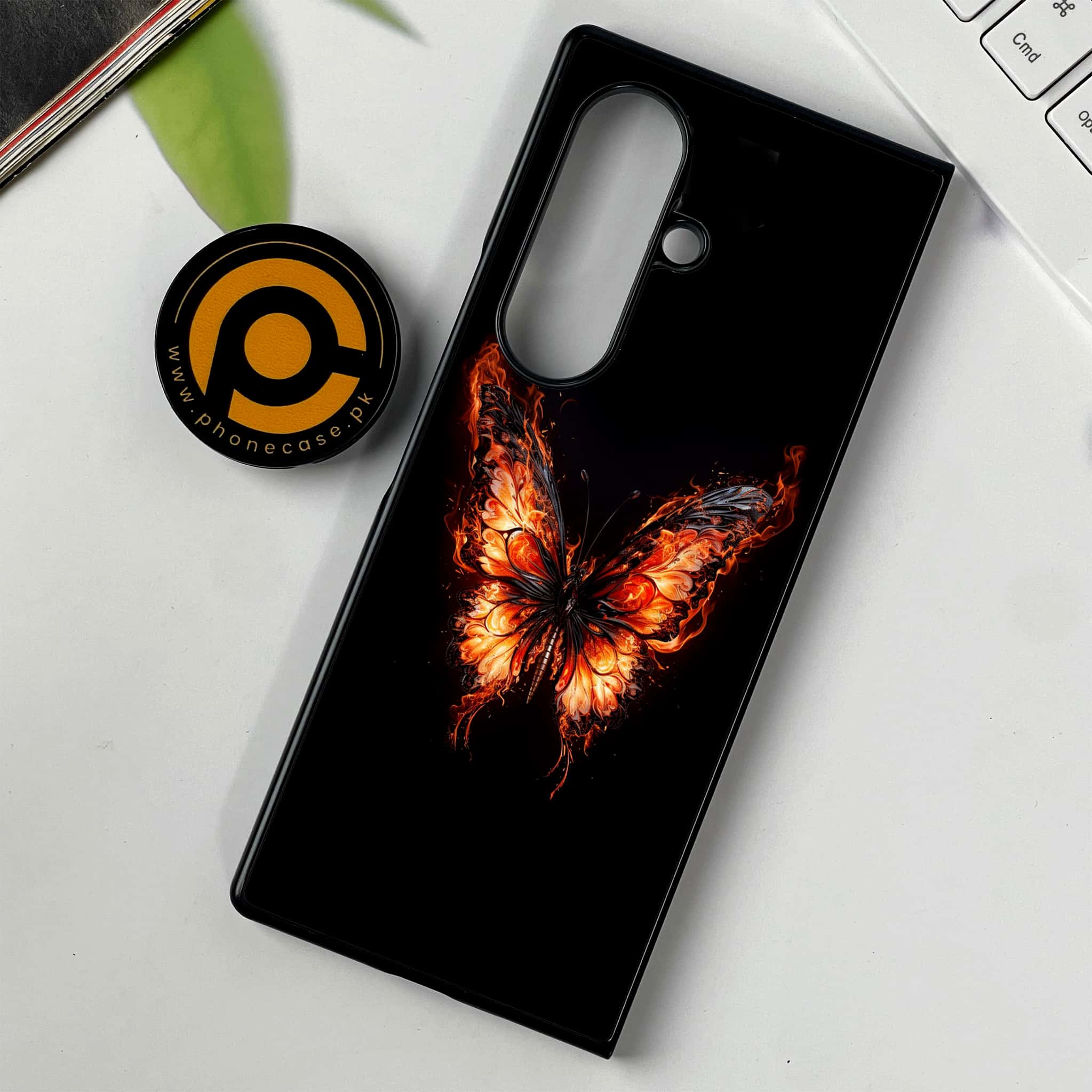 Samsung Galaxy Z Fold 7 - Butterflies Design Series - Premium Metal Printed soft Bumper shock Proof Case
