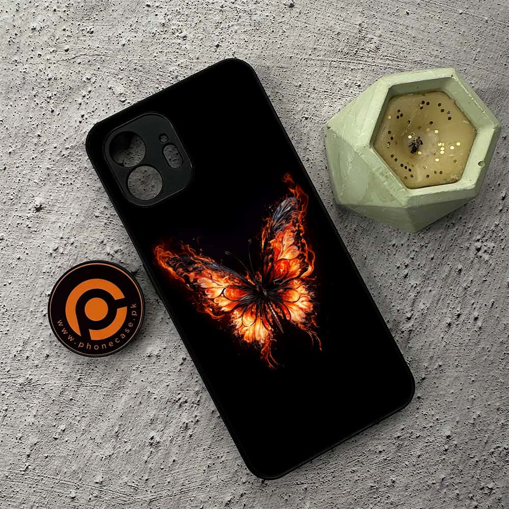 Nothing Phone 2 - Butterflies Design Series - Premium Metal  Printed soft Bumper shock Proof Case