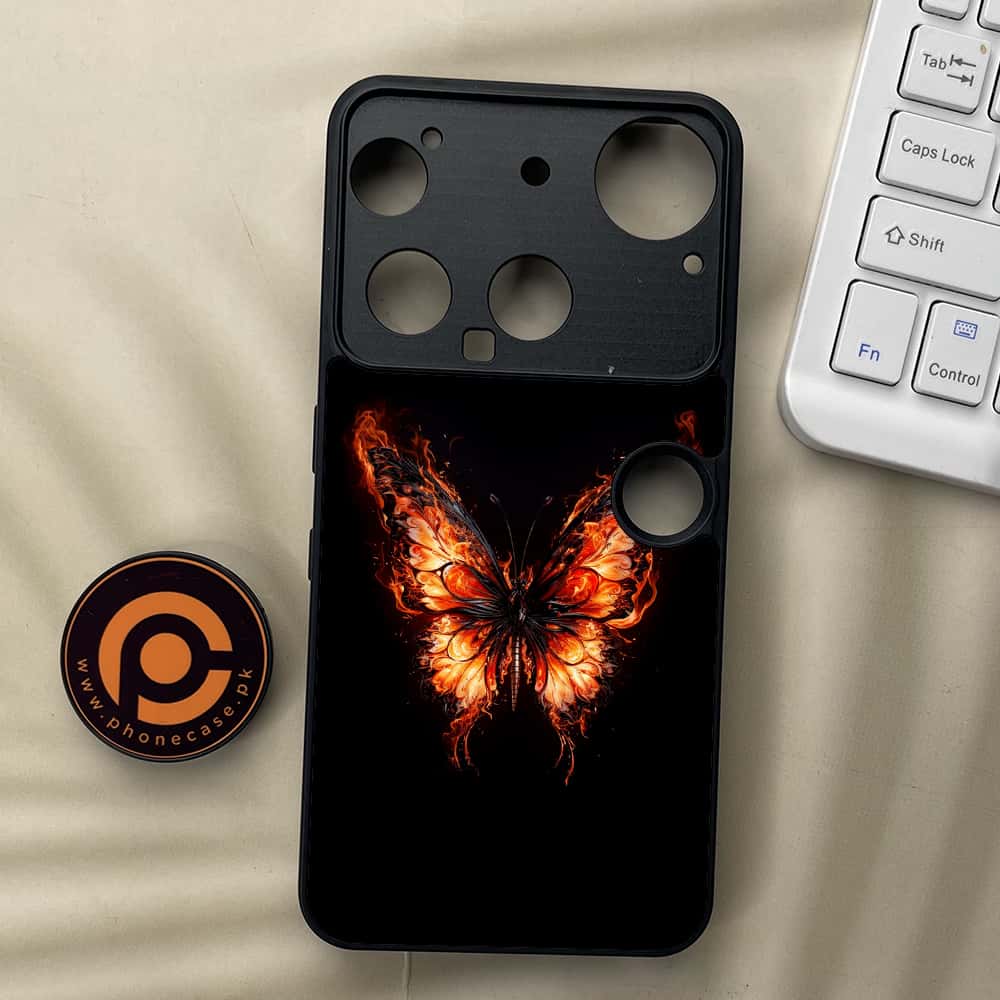 Nothing Phone 3 - Butterflies Design Series - Premium Metal  Printed soft Bumper shock Proof Case