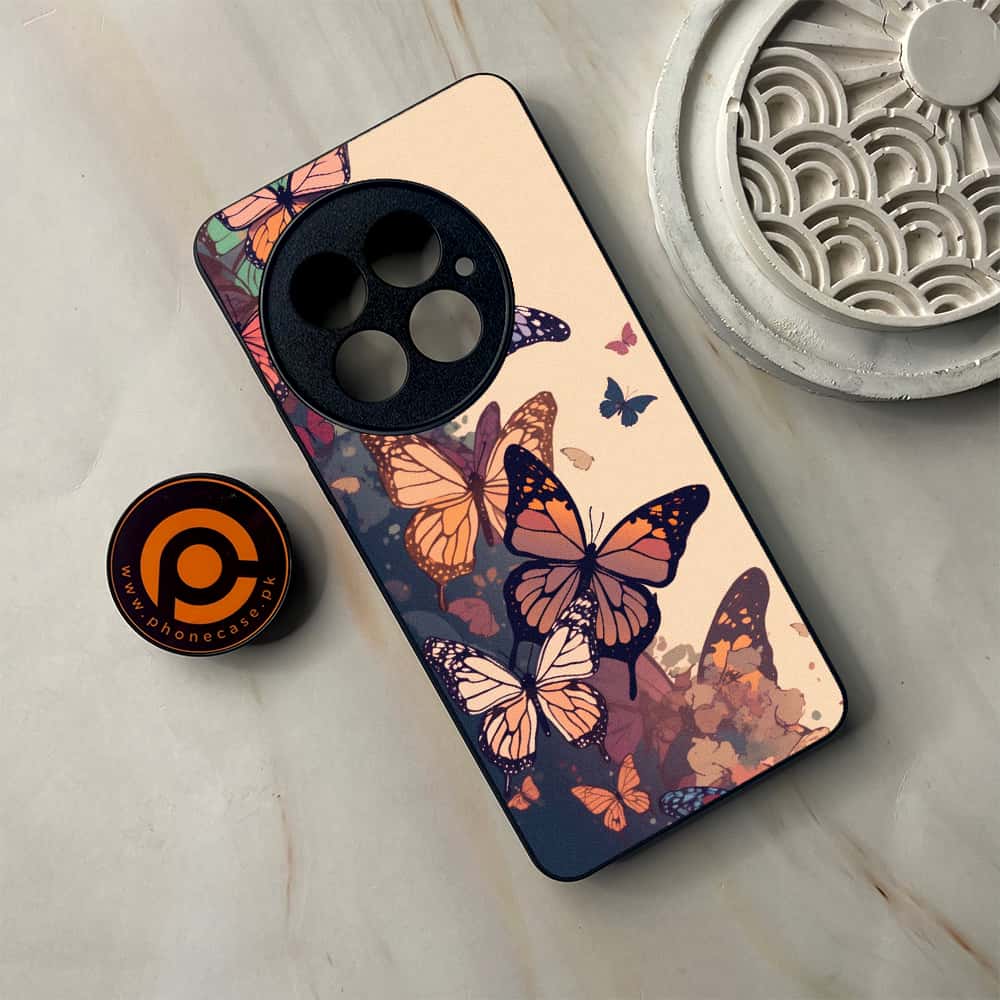 OnePlus 13 - Butterflies Design Series - Premium Metal Printed soft Bumper shock Proof Case