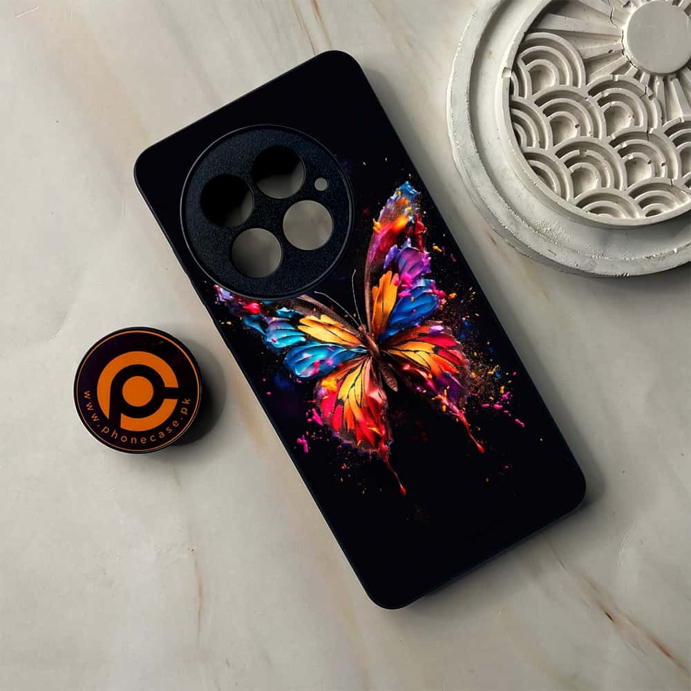 OnePlus 13 - Butterflies Design Series - Premium Metal Printed soft Bumper shock Proof Case
