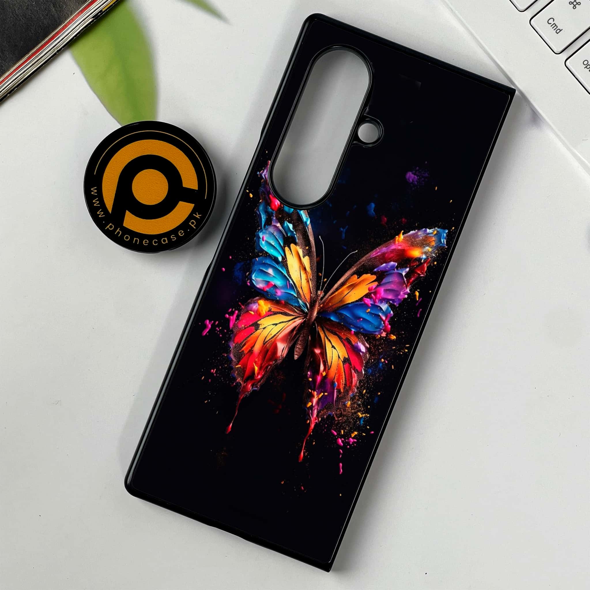 Samsung Galaxy Z Fold 7 - Butterflies Design Series - Premium Metal Printed soft Bumper shock Proof Case