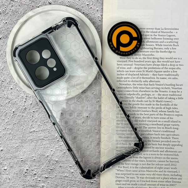 Xiaomi Redmi Note 12 Airbag Shockproof Hybrid Armor Honeycomb Transparent Cover