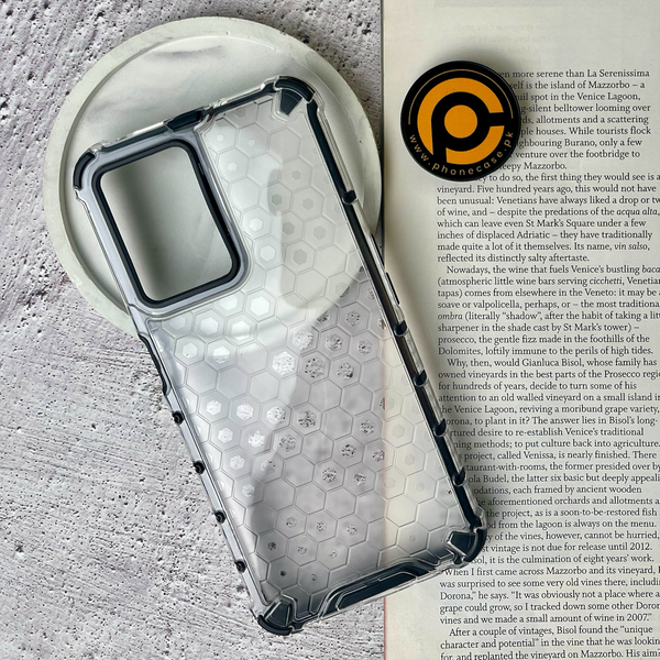 Realme 9 Pro/ v25/ oneplus nord ce 2 lite 5g Airbag Shockproof Hybrid Armor Honeycomb Transparent Cover