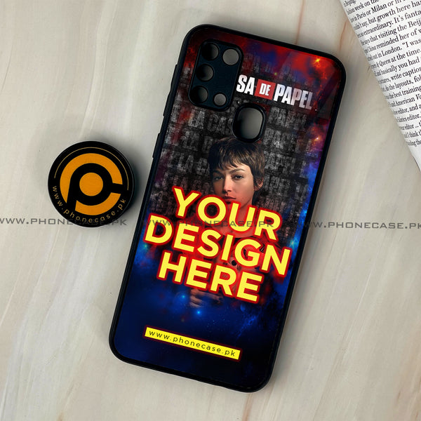 Galaxy M31 - Customize your own - Premium Metal Printed soft Bumper shock Proof Case