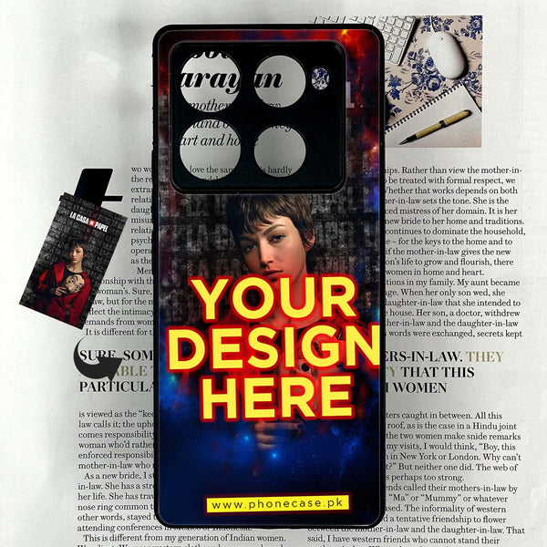 Infinix Note 40 Pro Plus - Customize your own - Premium Metal Printed soft Bumper shock Proof Case