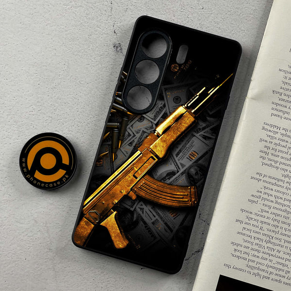 Tecno Camon 40 Pro -  Dollar Design 6 - Premium Metal Printed Soft Bumper Shockproof Case  CS-44345