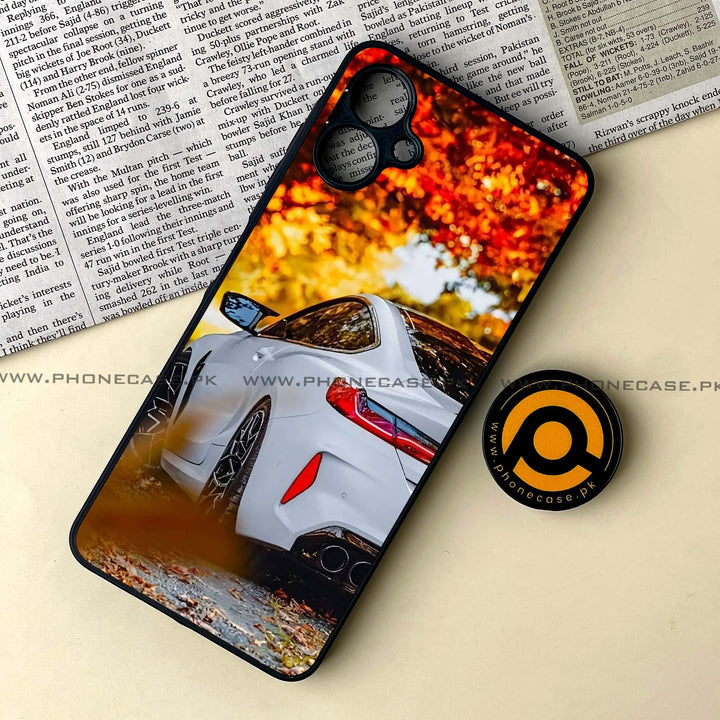 Samsung Galaxy A06 - Car Premium Glossy - Premium Metal Printed soft Bumper shock Proof Case CS-44012