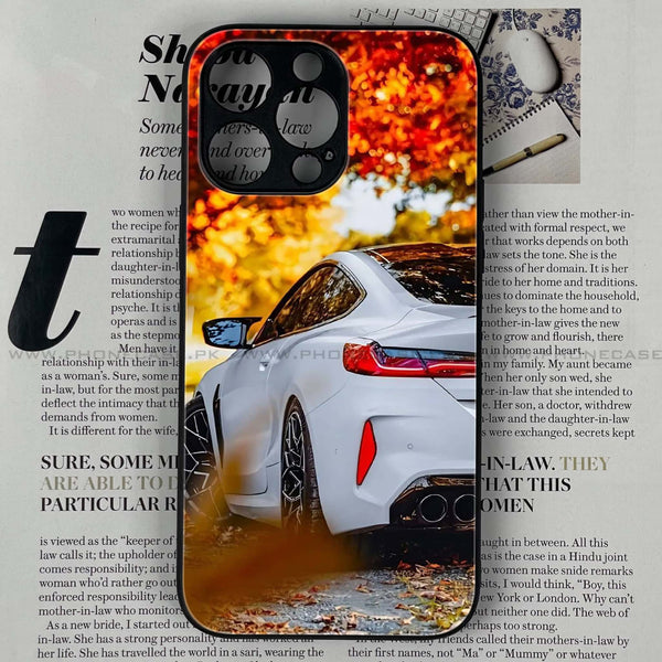 iPhone 16 Pro Max - Car Premium Glossy - Premium Printed Glass soft Bumper shock Proof Case