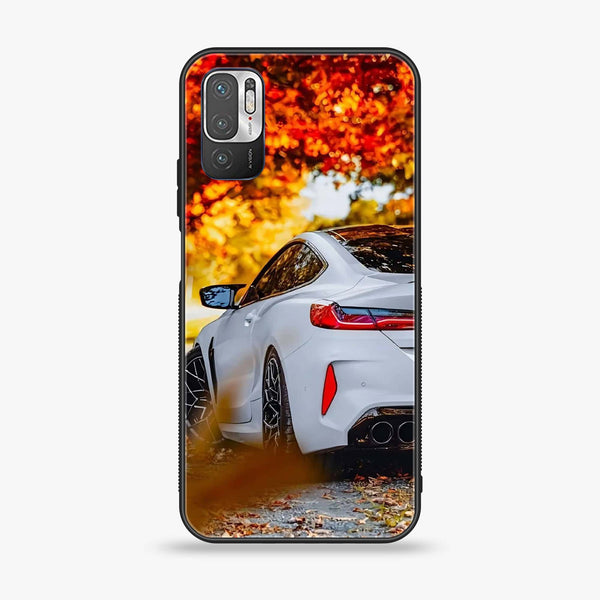 Xiaomi Redmi Note 10 5G - Car Premium Glossy - Premium Printed Glass soft Bumper shock Proof Case