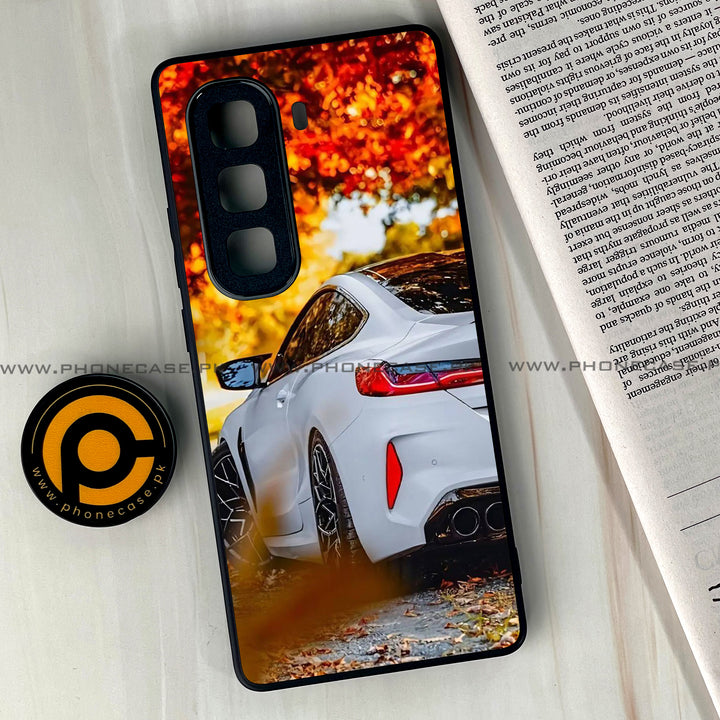 Infinix Hot 50 Pro Plus - Car Premium Glossy - Premium Metal Printed soft Bumper shock Proof Case CS-47321