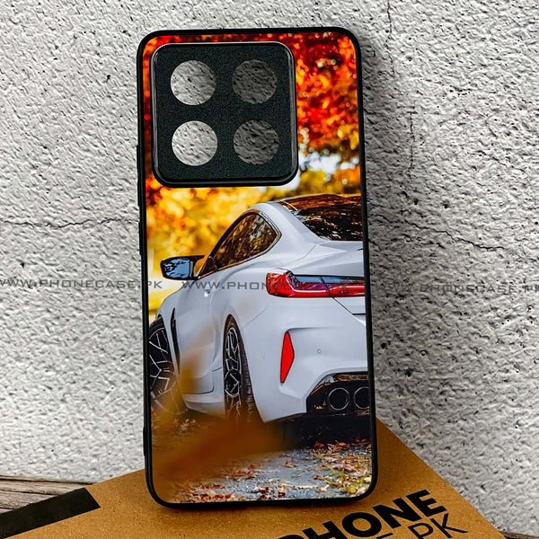 Xiaomi 14T - Car Premium Glossy - Premium Printed Glass soft Bumper shock Proof Case