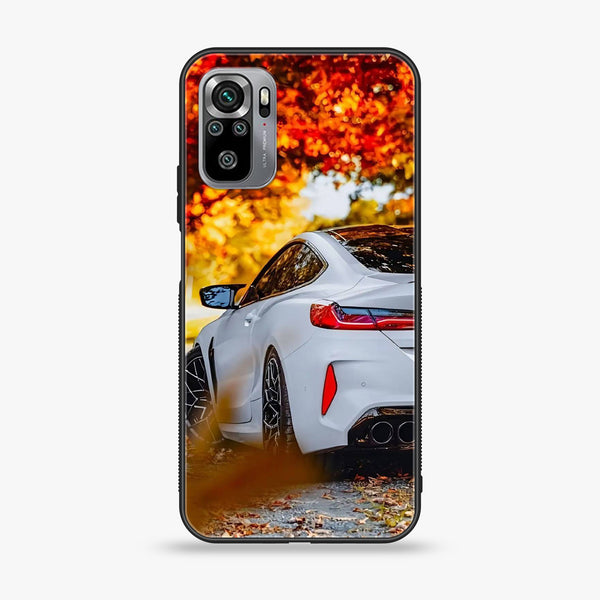 Xiaomi Redmi Note 10S -  Car Premium Glossy - Premium Printed Glass soft Bumper shock Proof Case