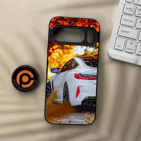 Google Pixel 10  - Car Premium Glossy - Premium Metal Printed soft Bumper Shockof Case