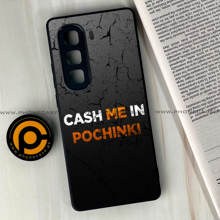 Infinix Hot 50 Pro Plus - Cash Me - Premium Metal Printed soft Bumper shock Proof Case CS-40435