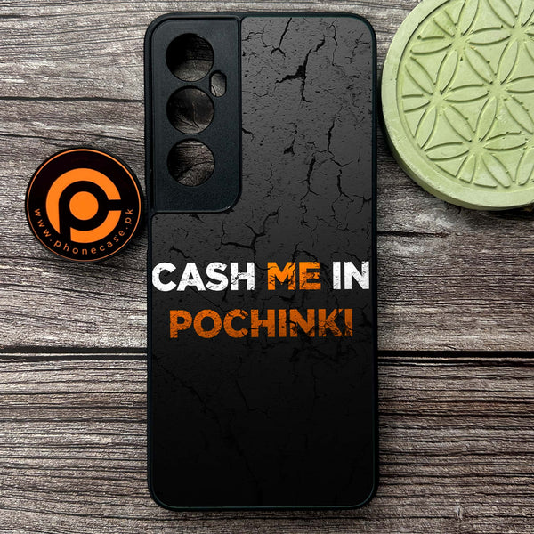 Realme C65  - Cash Me - Premium Metal Printed soft Bumper shock Proof Case