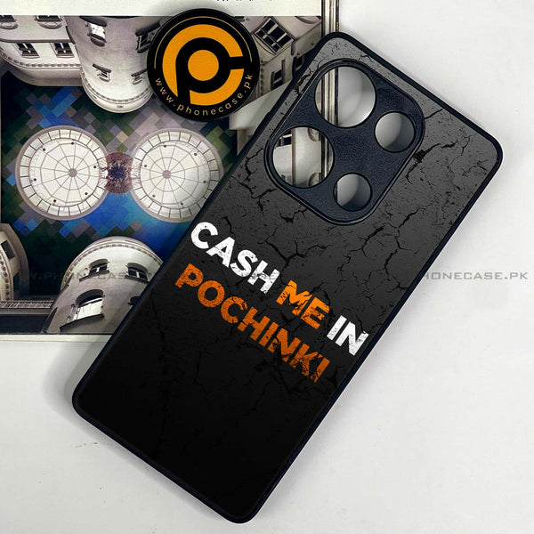 Redmi Note 13 Pro 4G - Cash Me - Premium Metal Printed soft Bumper shock Proof Case
