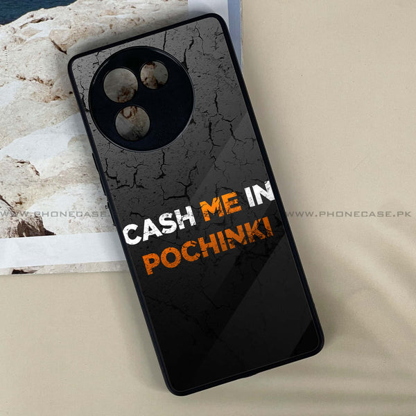 Vivo V30E - Cash Me -  Premium Printed Metal soft Bumper shock Proof Case