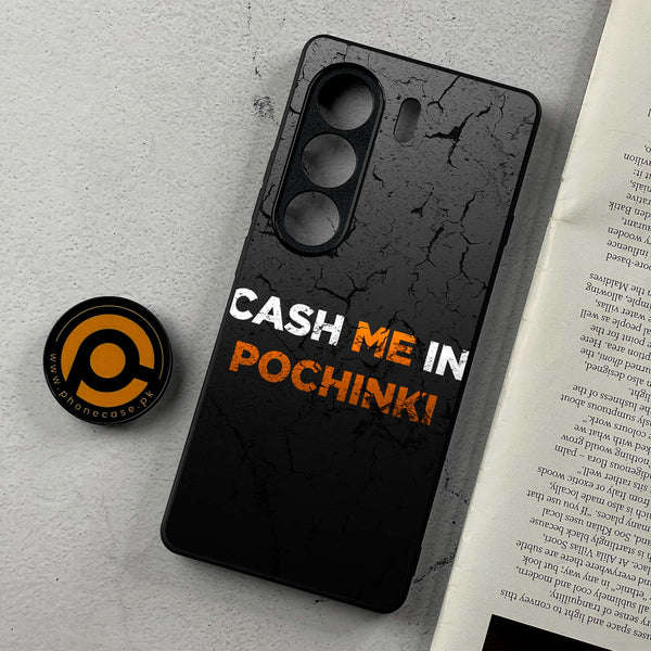 Tecno Camon 40 Pro - Cash Me - Premium Metal Printed Soft Bumper Shockproof Case