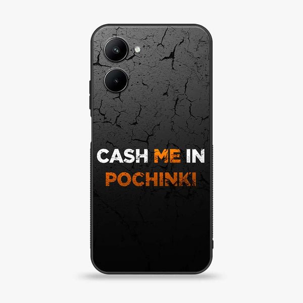 Realme C33 - Cash Me -  Premium Printed Metal soft Bumper shock Proof Case