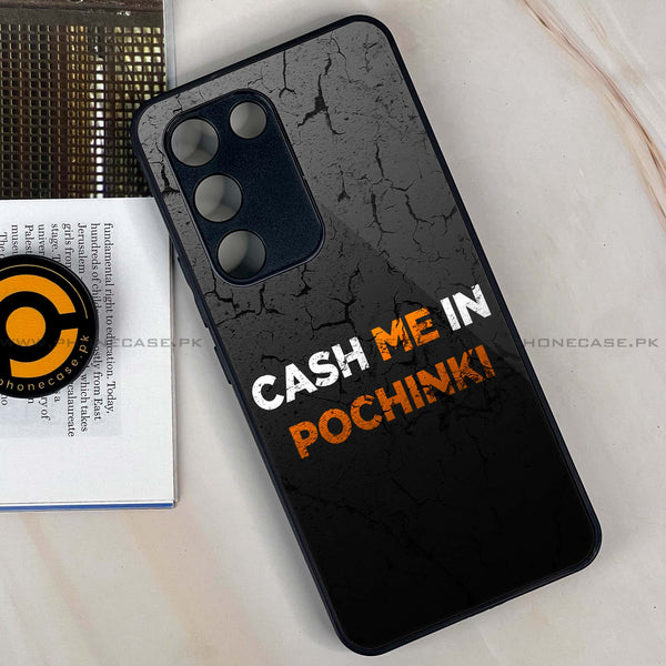 Vivo Y100 - Cash Me -  Premium Printed Metal soft Bumper shock Proof Case