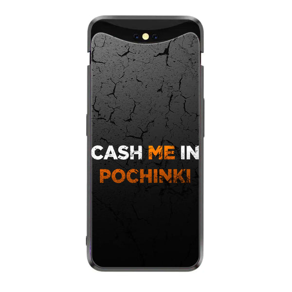 Oppo Find X - Cash Me -  Premium Printed Metal soft Bumper shock Proof Case