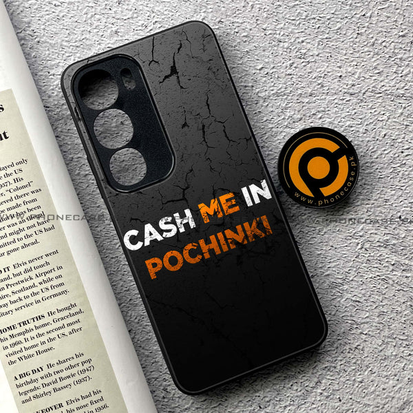 Vivo Y19s Pro - Cash Me - Premium Metal Printed soft Bumper shock Proof Case