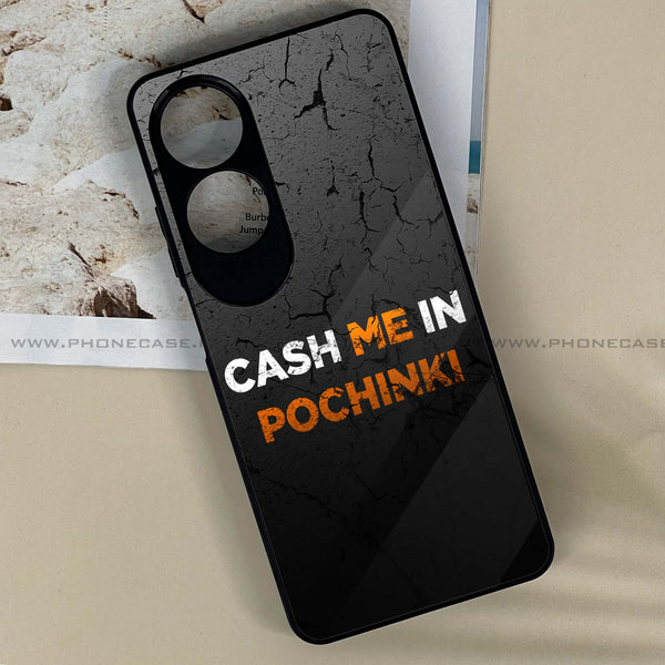 Oppo A60 - Cash Me -  Premium Printed Metal soft Bumper shock Proof Case