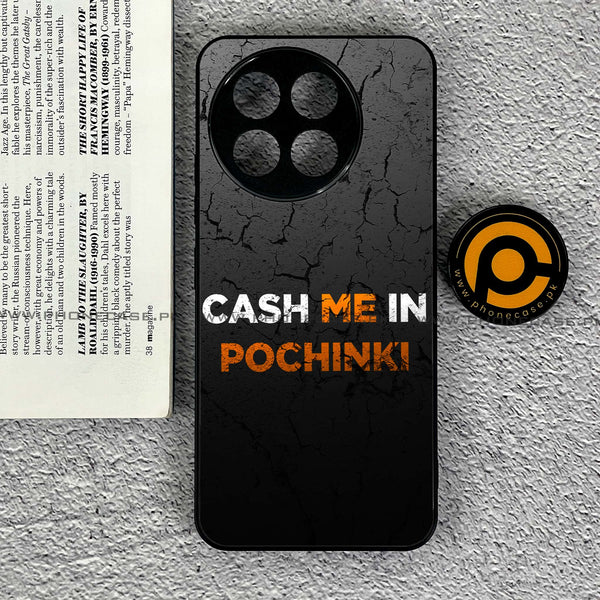 Tecno Spark 30 Pro - Cash Me - Premium Printed Metal soft Bumper shock Proof Case