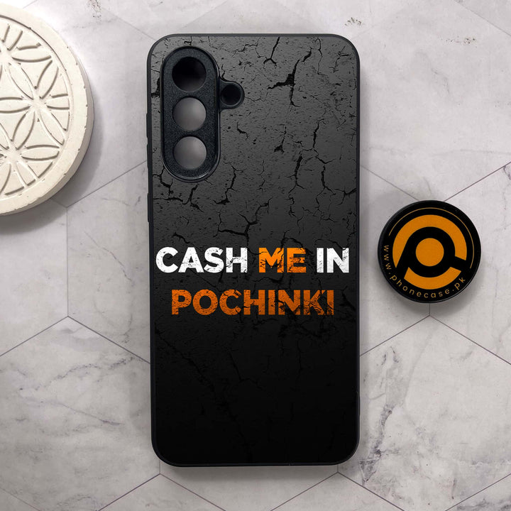 Samsung Galaxy A56 5G - Cash Me - Premium Metal Printed soft Bumper shock Proof Case CS-47324
