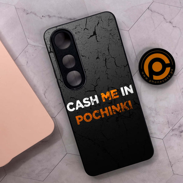 Vivo V50 Lite - Cash Me - Premium Metal Printed soft Bumper shock Proof Case