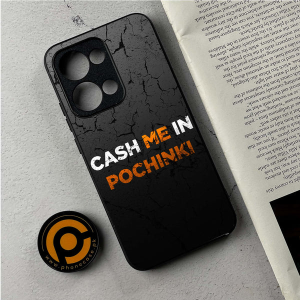 Oppo Reno 13 - Cash Me - Premium Metal Printed Soft Bumper Shockproof Case