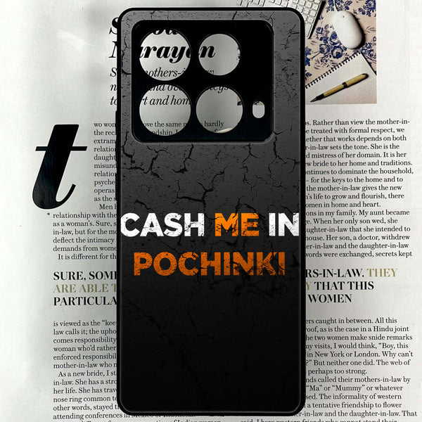 Infinix Note 40 4G - Cash Me - Premium Printed Glass soft Bumper shock Proof Case CS-21161
